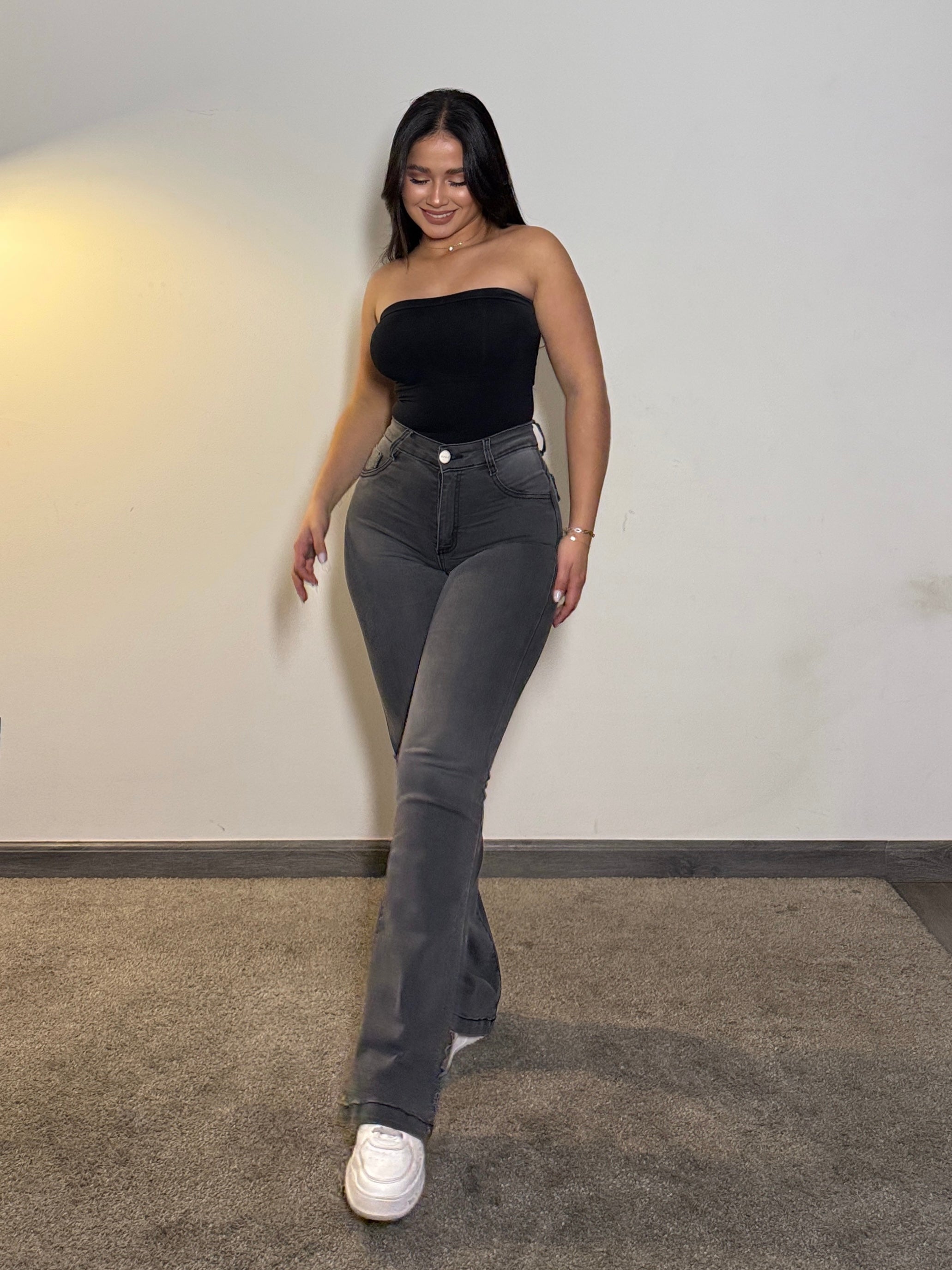 Camila Flare Gris