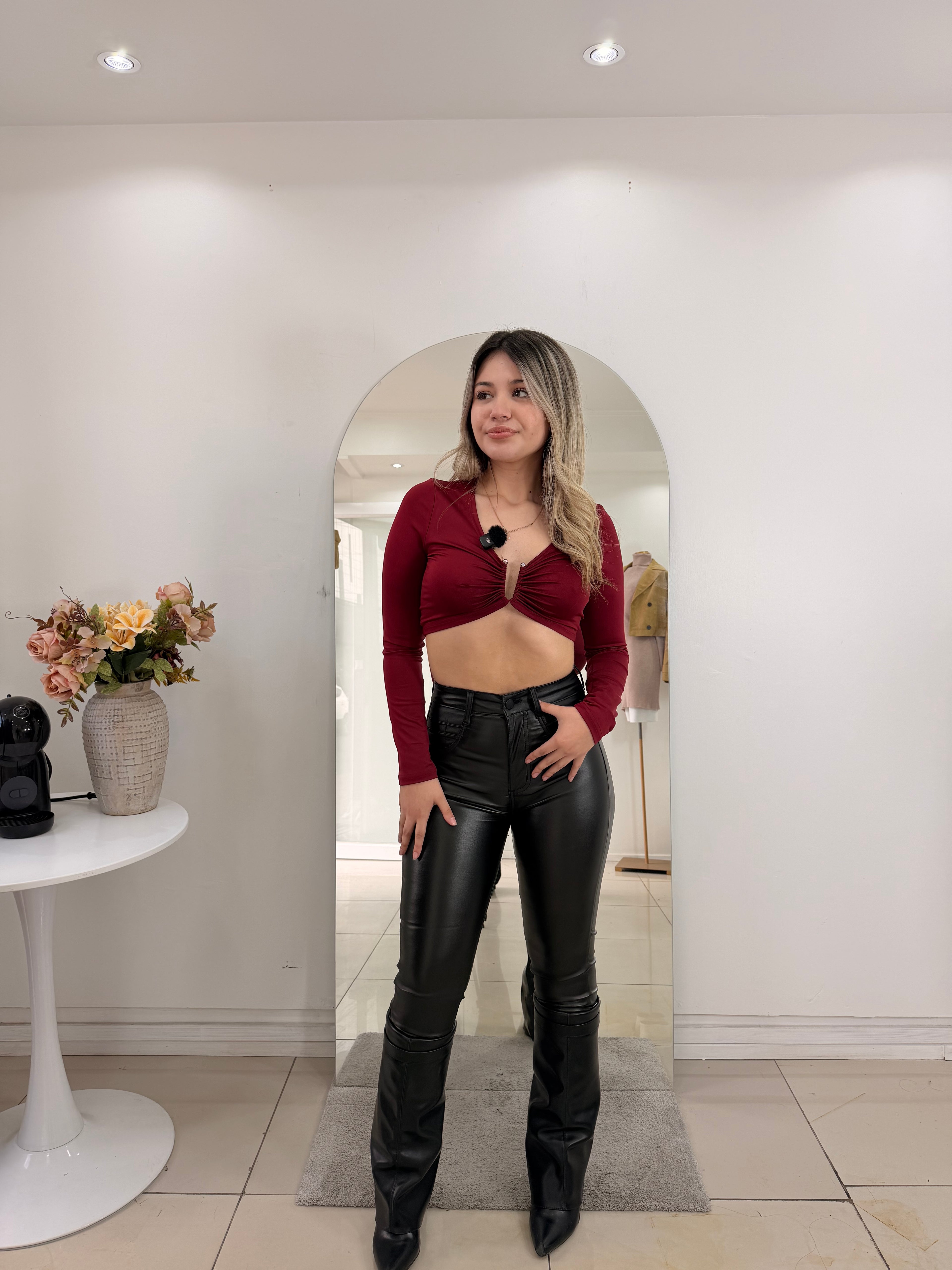 SKINNY ECO CUERO